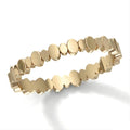14k yellow gold beaded ring