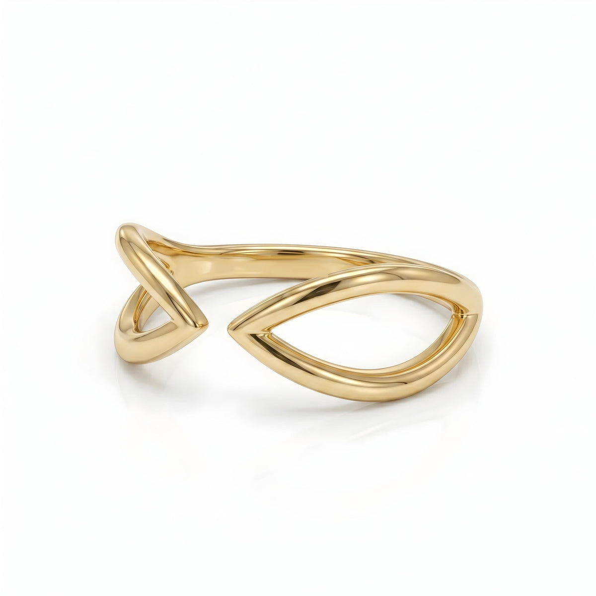 14k yellow gold open ring