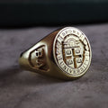 Custom Gold Vermeil University Class Ring