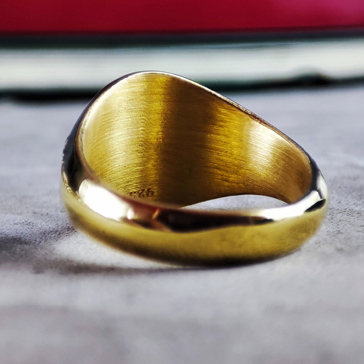 Freemason Signet Ring, Square & Compass Emblem, Sterling Silver or Gold, Handcrafted Lodge Gift