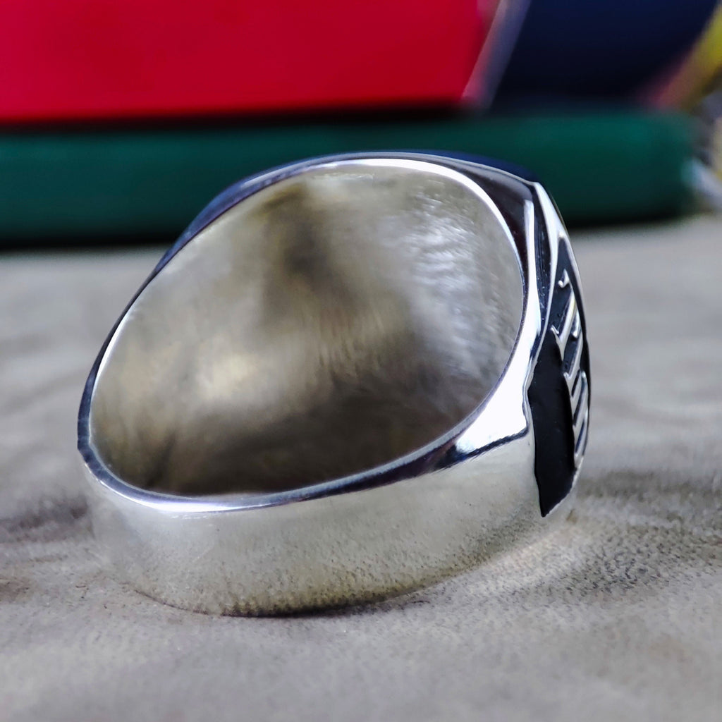 Custom University Ring – Personalized Graduation Jewelry, Sterling Silver