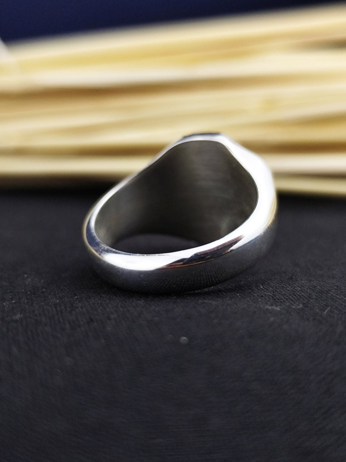 Custom Family Crest Ring, Personalized Coat of Arms Signet, Gold or Silver Heraldic Gift