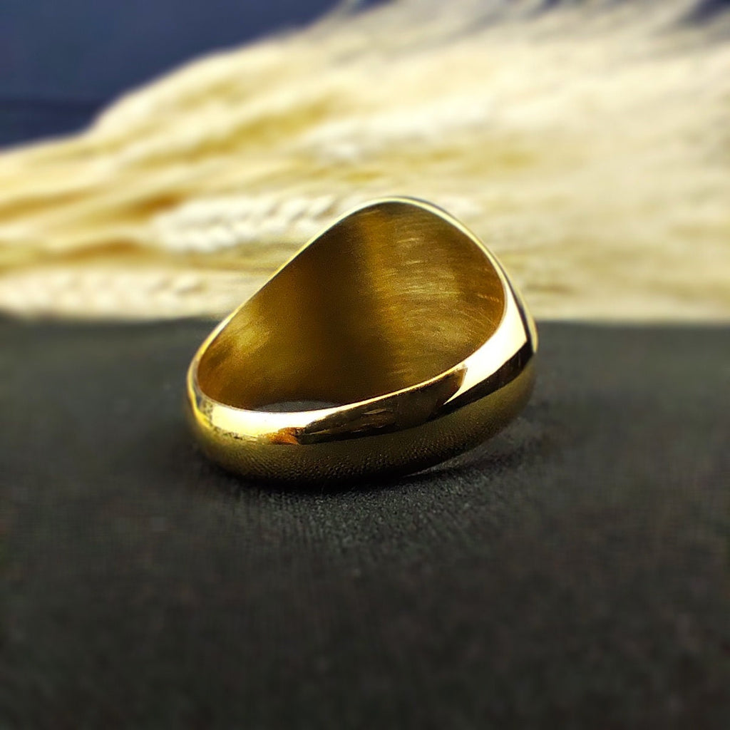 Virgin Mary Signet Ring, Catholic Jewelry, Sterling Silver or Gold Christian Gift
