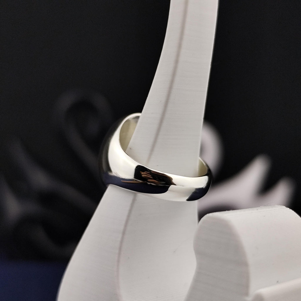 Custom Oval Signet Ring, Sterling Silver or Solid Gold, Personalized Engraved Initial Ring