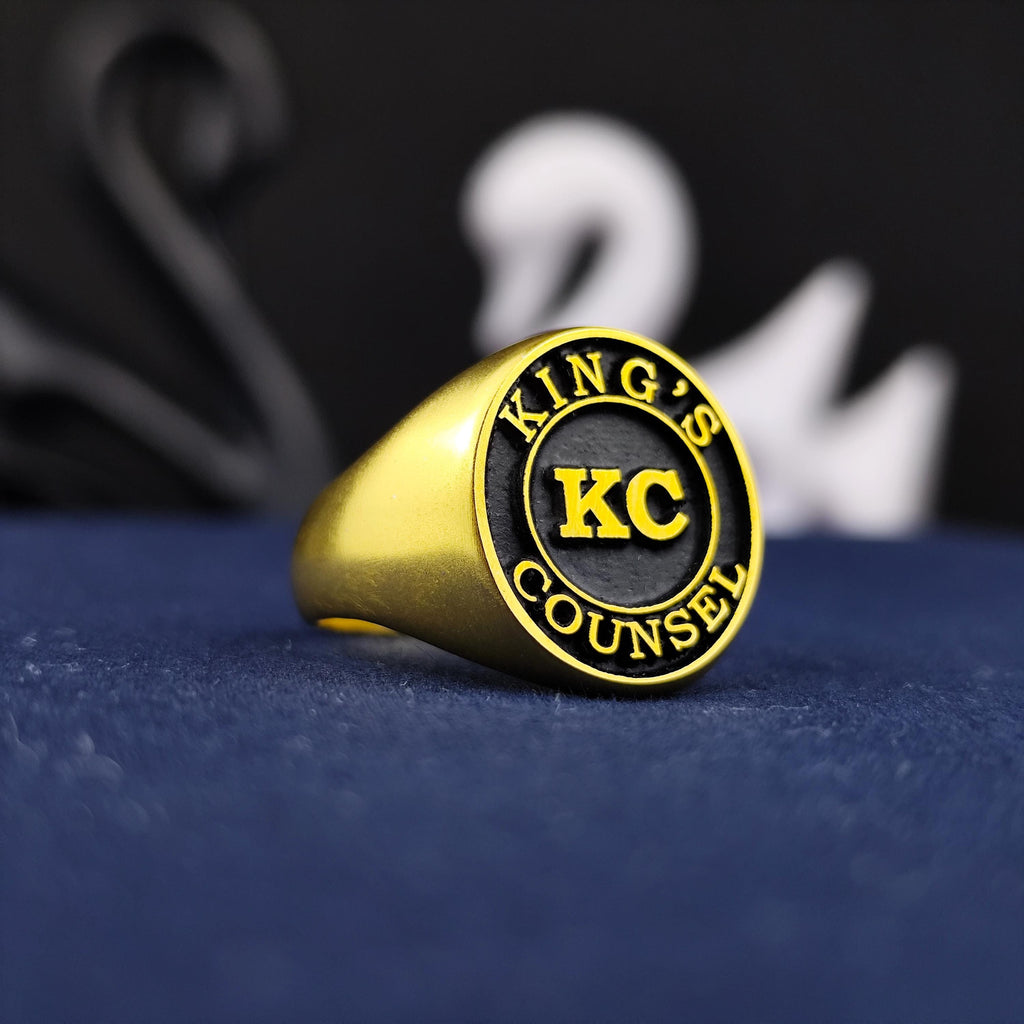 Custom Signet Ring, Oval Black Enamel Monogram, Sterling Silver or Gold