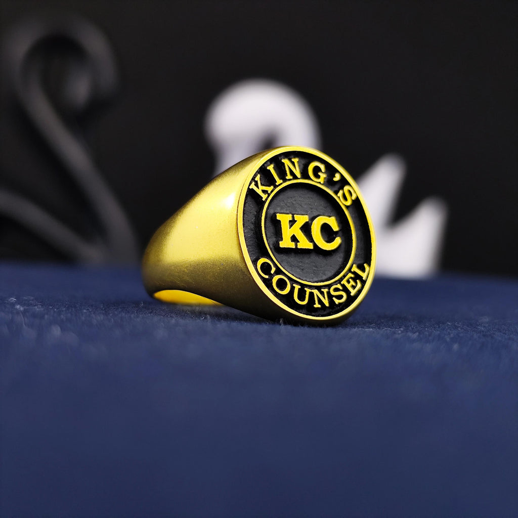 Custom Signet Ring, Oval Black Enamel Monogram, Sterling Silver or Gold