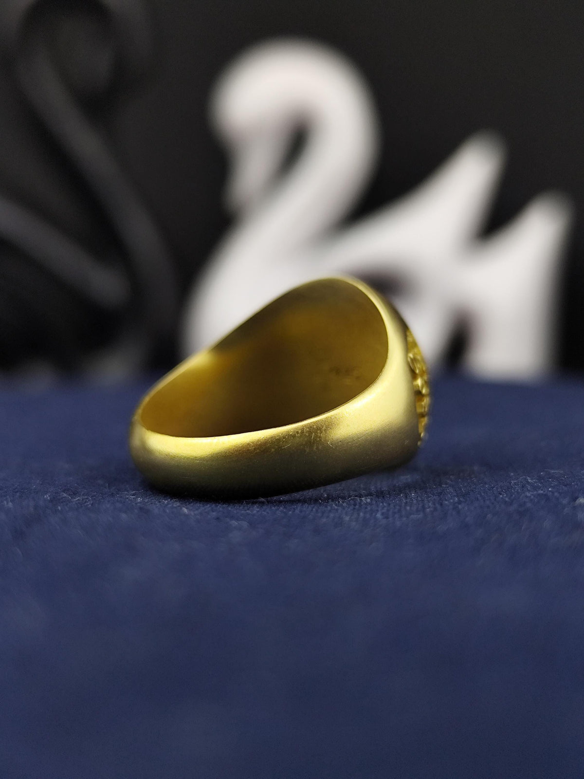 Vermeil Freemason Ring: Custom Engraved Masonic Signet