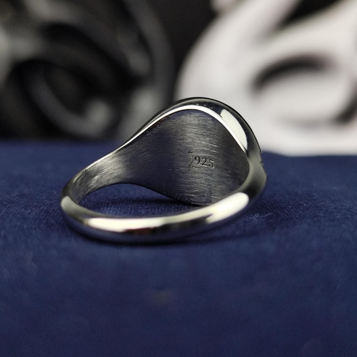 University Ring, Minimalist Graduation Gift for Her Silver and Gold