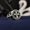 Rose Croix Masonic Ring, 925 Sterling Silver Scottish Rite 18th Degree Signet
