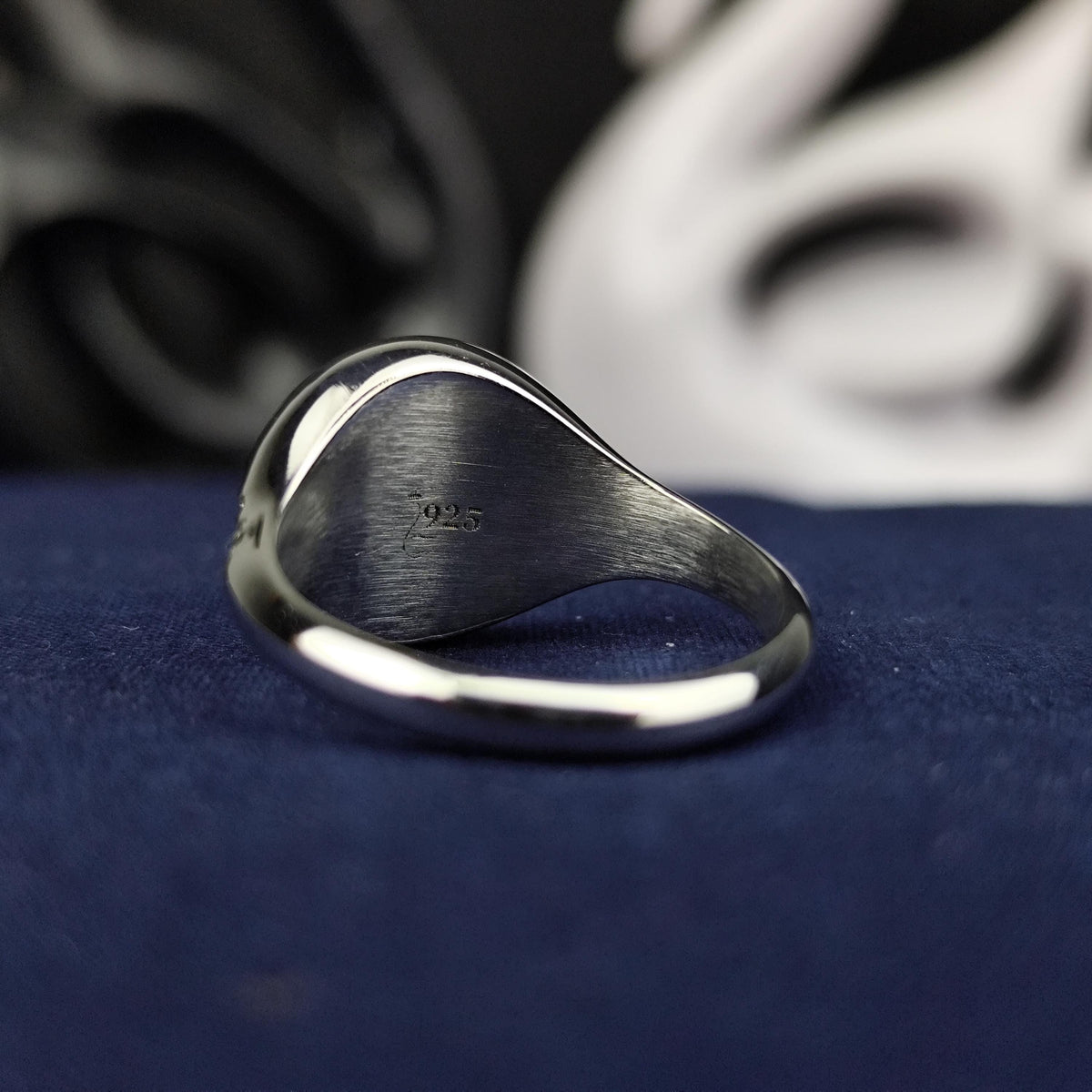 University Ring, Minimalist Graduation Gift for Her Silver and Gold