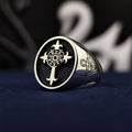 Rose Croix Masonic Signet Ring, Scottish Rite 18th Degree, Sterling Silver or Gold