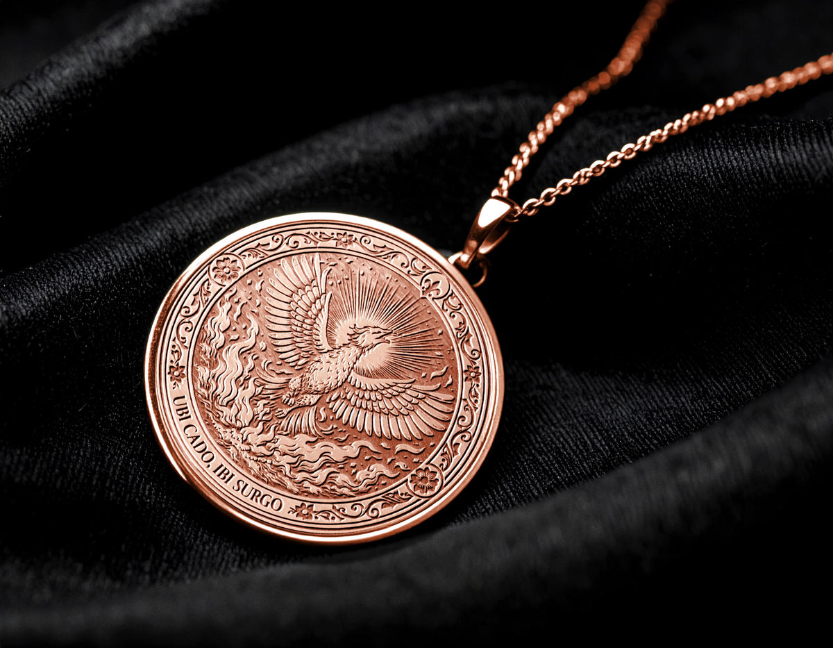 Phoenix Pendant Necklace – Rebirth, Strength & Rising Again