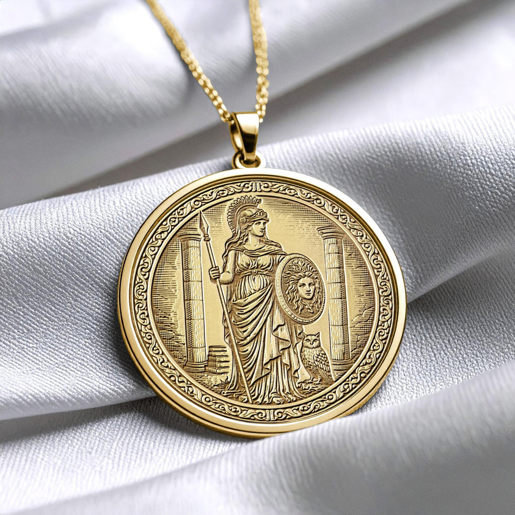 Minerva Goddess of Wisdom Power Pendant