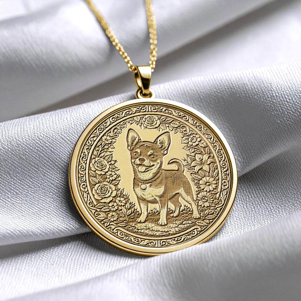Chihuahua Inspired Petite Dog Lover Pendant