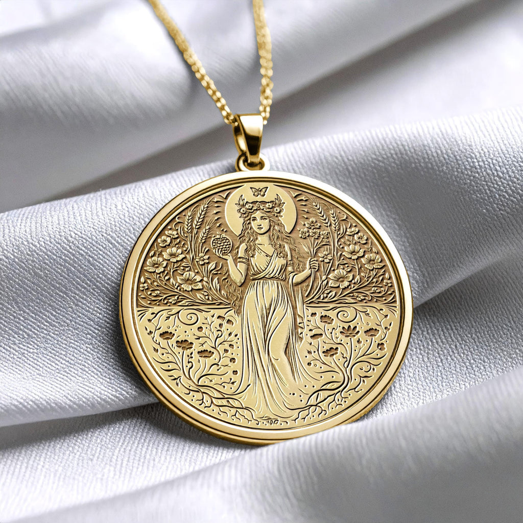 Persephone Necklace – Goddess of Rebirth and the Underworld