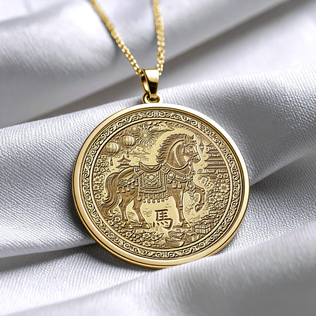 Lunar Year of the HorsePendant - Necklace of Freedom, Strength, and Unstoppable Momentum