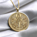 Elegance Lakshmi Pendant Necklace