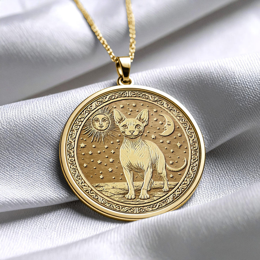 Sphynx Cat Necklace – Bold Spirit, Warm Heart & Unique Beauty