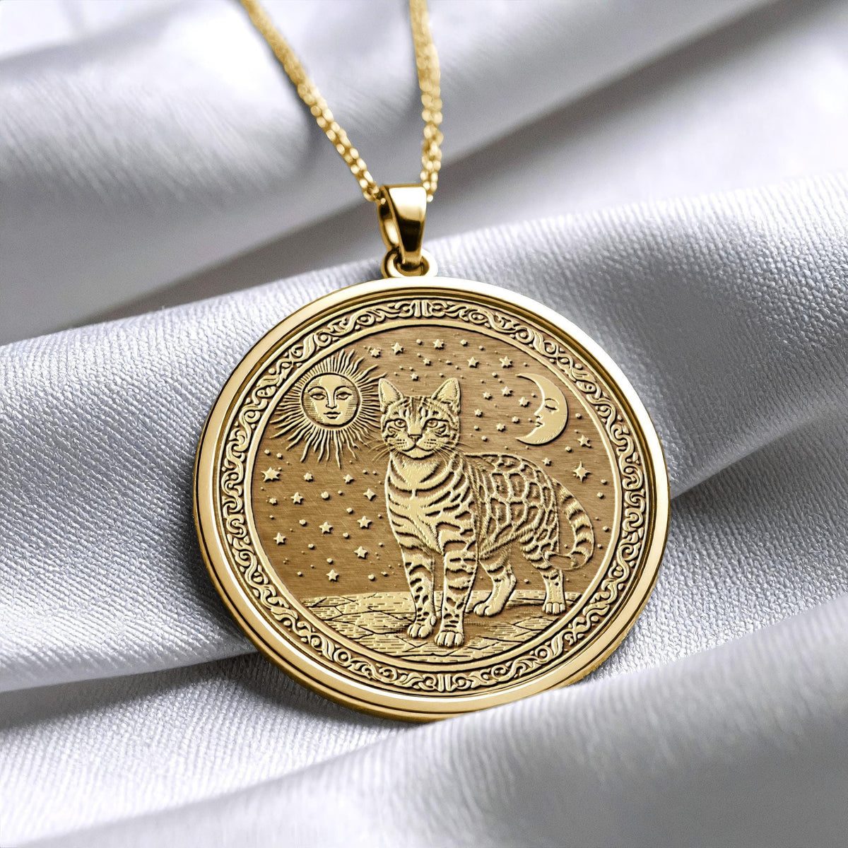 Kitty Cat Pendant Necklace – 925 Sterling Silver, Gold Plated Options 476