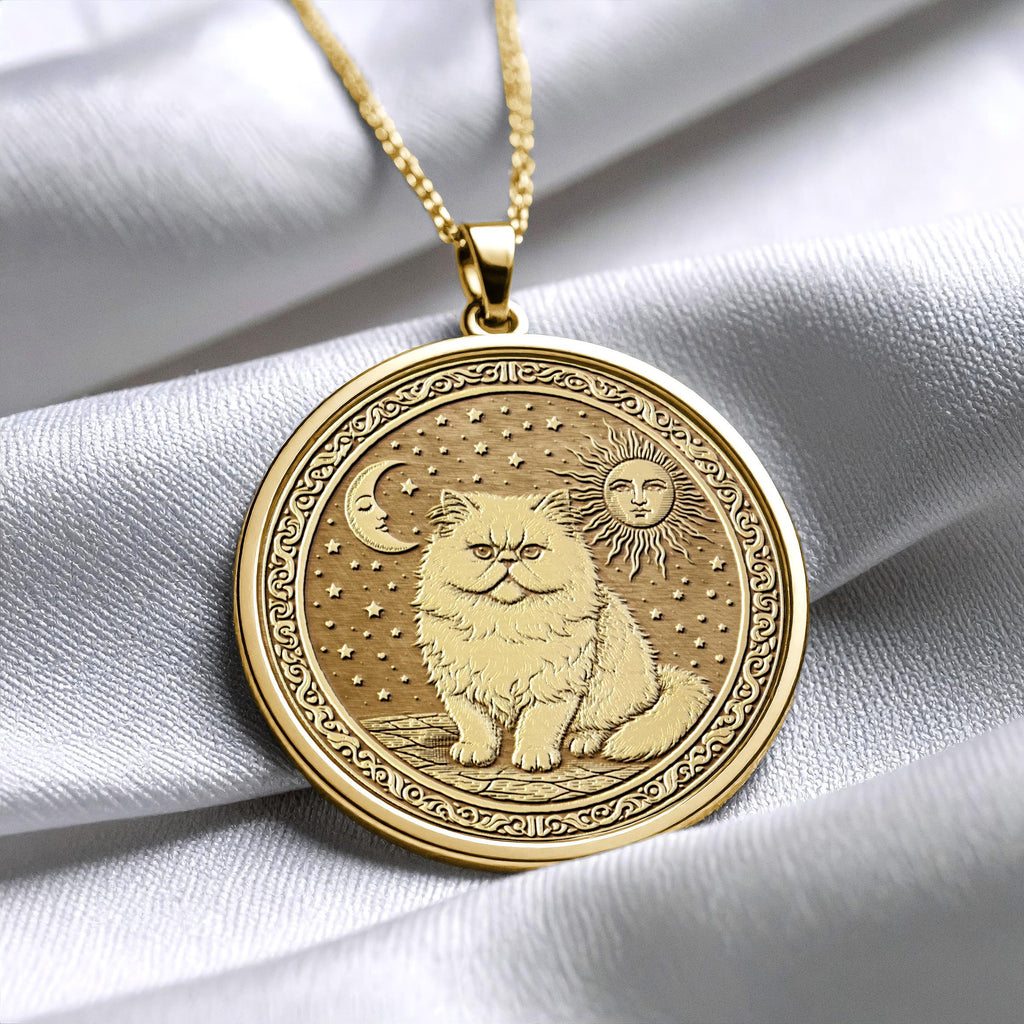 Persian Cat Necklace – Elegance, Devotion & Royal Charm