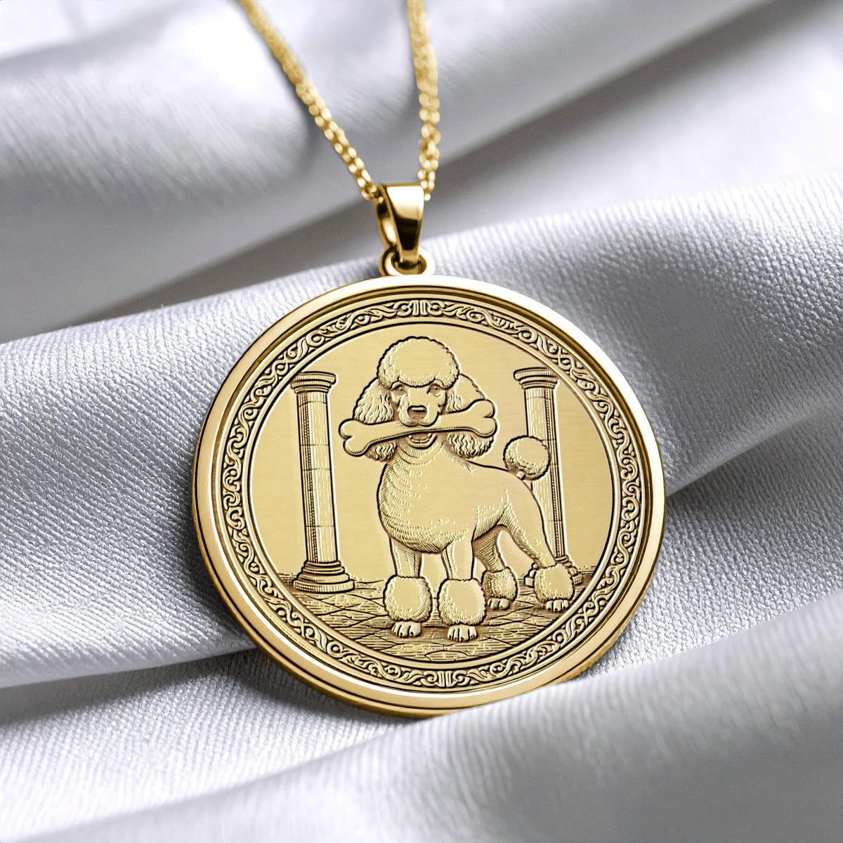 Elegant Poodle Pendant for Dog Lovers