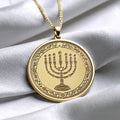 Menorah Pendant Symbol of Light and Faith
