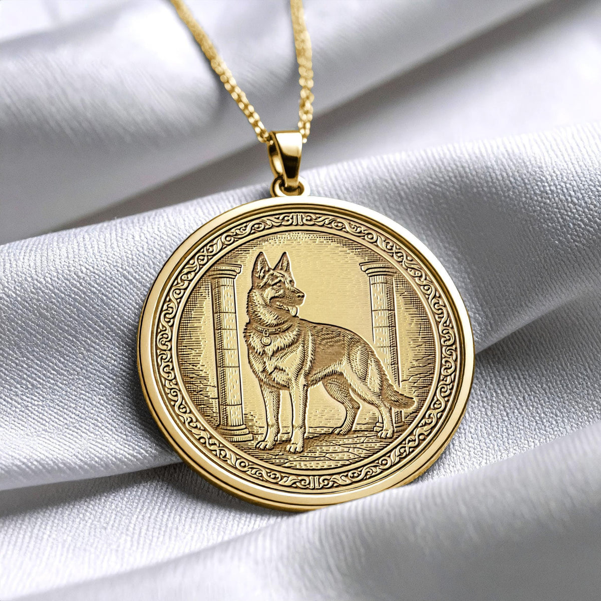 German Shepherd Necklace – Symbol of Loyalty and Strength