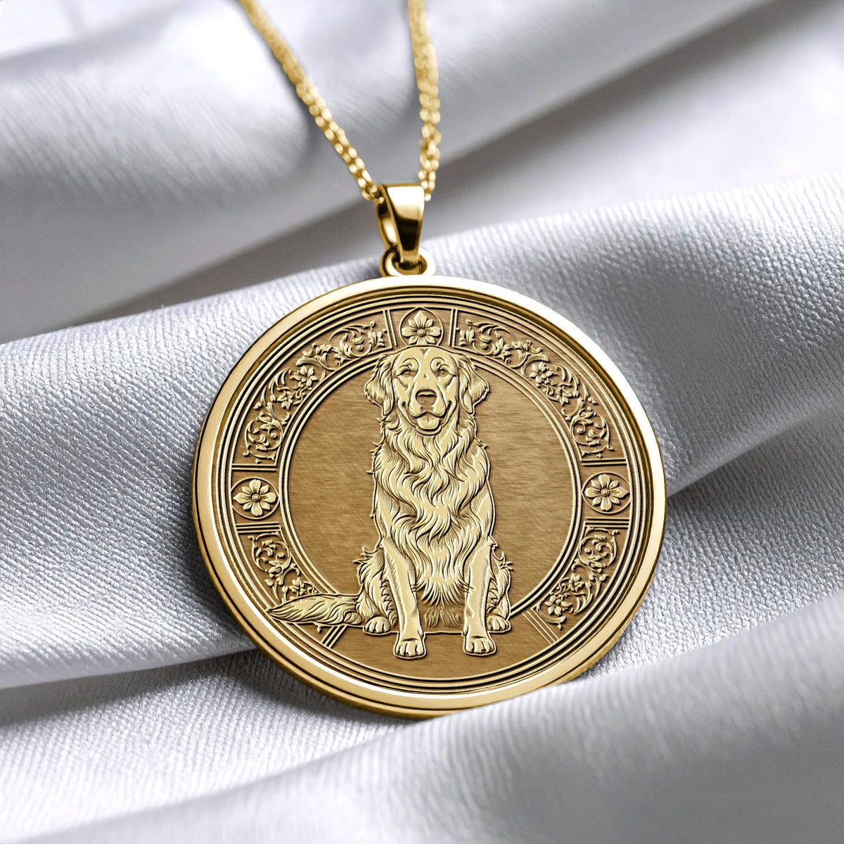 Golden Retriever Necklace – Dog Lover Gift, Loyal Companion Pendant