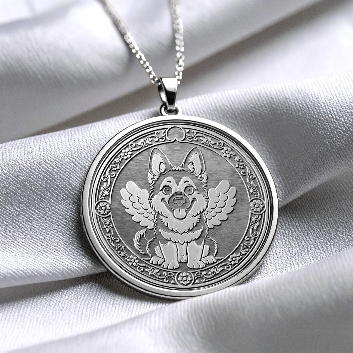 German Shepherd Dog Necklace -  Symbol of Loyalty and Strength