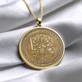 Vincit Qui Se Vincit Gladiator Lion Pendant