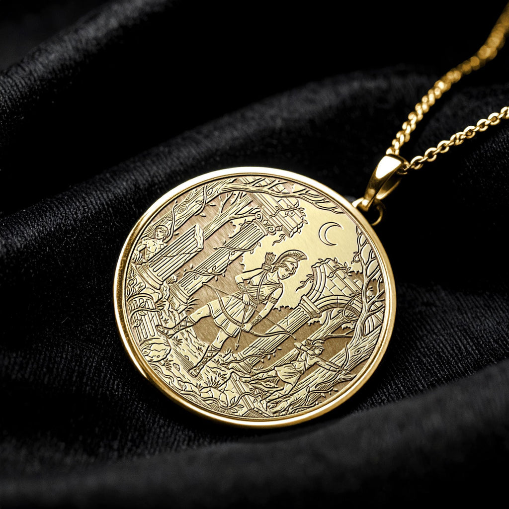 Artemis Necklace – Warrior Goddess of Moon & Wild Nature