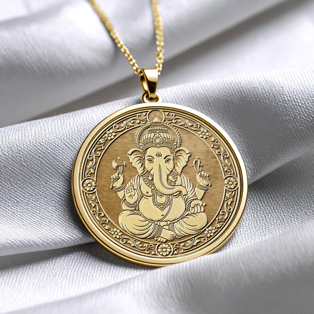Ganesha Necklace – Hindu God Protection Amulet