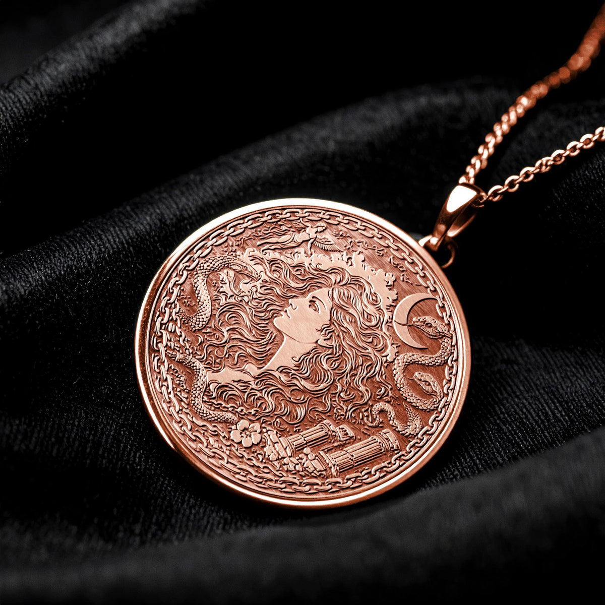 Lilith Necklace – Dark Goddess Power Amulet