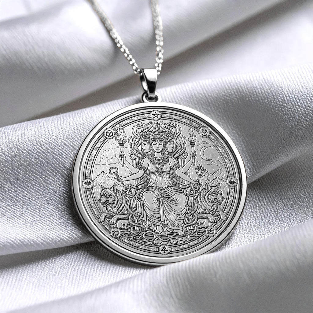 Hecate Necklace – Greek Goddess Medallio