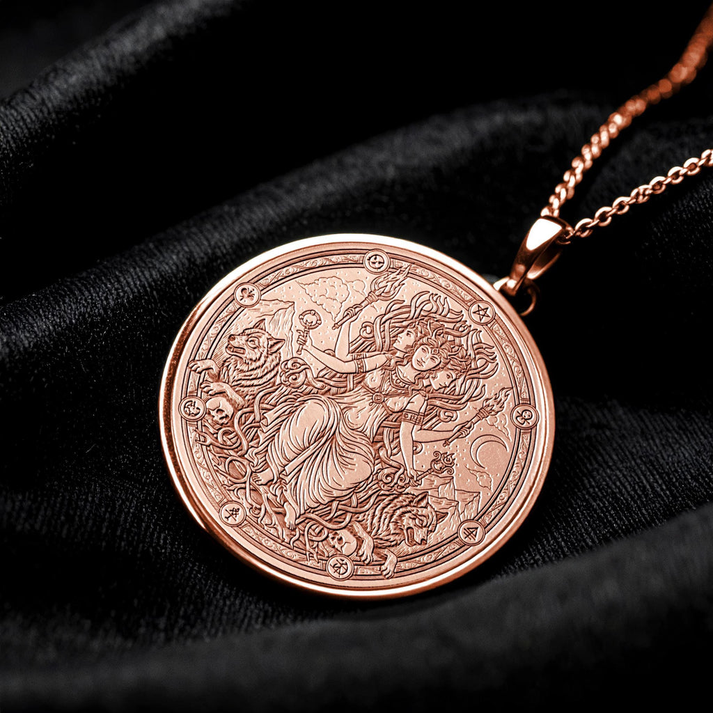 Hecate Necklace – Greek Goddess Medallio