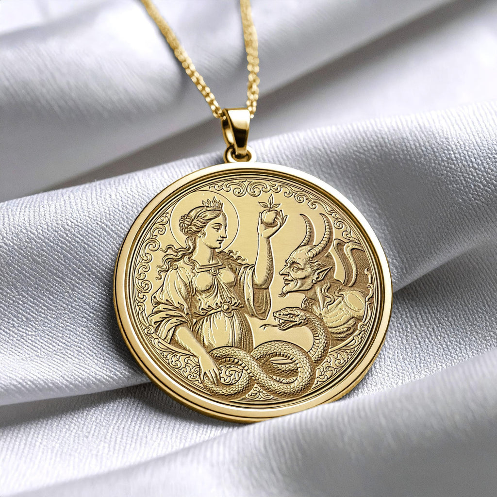 Lilith Medallion – Dark Goddess Jewelry, Witch Amulet & Shadow Talisman for Feminine Power