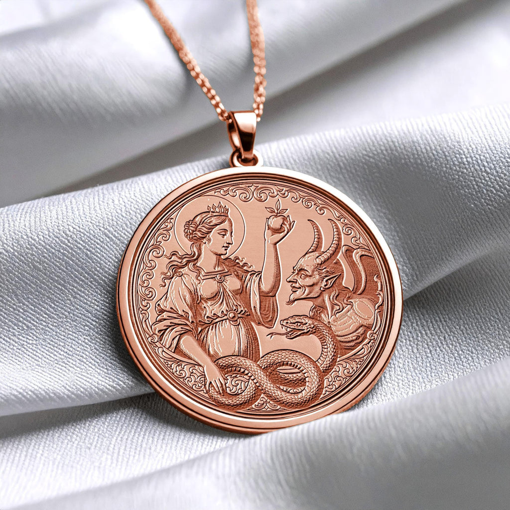 Lilith Medallion – Dark Goddess Jewelry, Witch Amulet & Shadow Talisman for Feminine Power