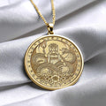 Hecate Pendant Triple Goddess Moon Amulet Witch Necklace