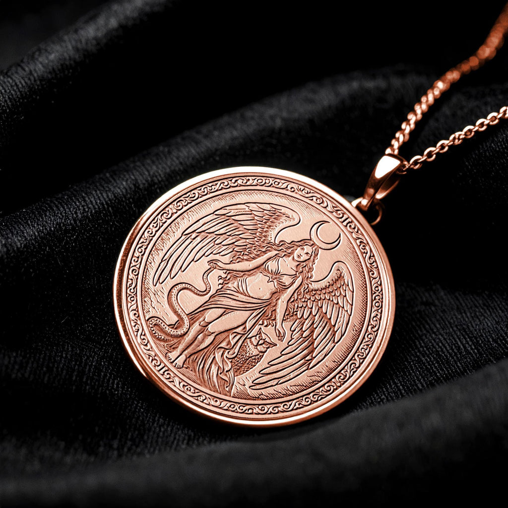 Lilith Pendant Necklace – Dark Goddess, Feminine Power Amulet