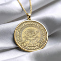 Latin Motto Carpe Diem Pendant ,Seize the day Stoic Philosophy Necklace