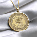 Memento Mori Necklace: Sterling Silver, Latin Motto, Stoic Jewelry
