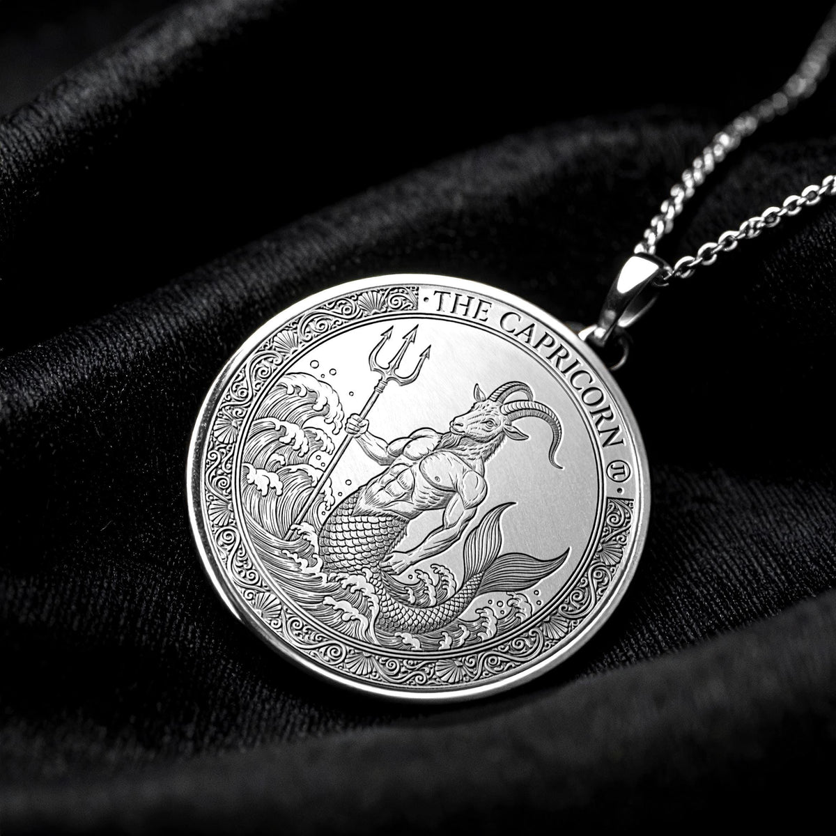 Personalized Capricorn Zodiac Pendant Necklace – Meaningful Astrology Jewelry