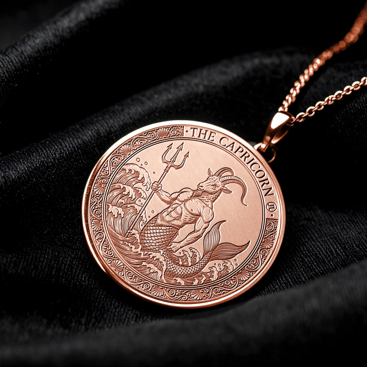 Personalized Capricorn Zodiac Pendant Necklace – Meaningful Astrology Jewelry