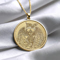 Warrior Angel Pendant – Archangel Protector Necklace