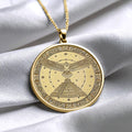 Eagle Aztec Pendant: Sterling Silver Mayan Symbol Necklace