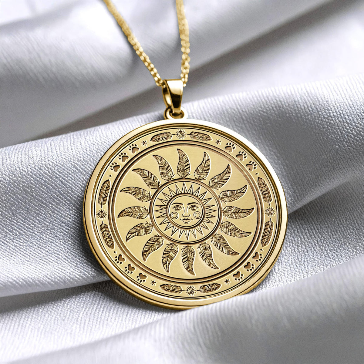 Sun Spirit Pendant – Symbol of Light, Renewal & Sacred Energy