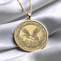 Crane Pendant Necklace –  Spiritual Bird Charm
