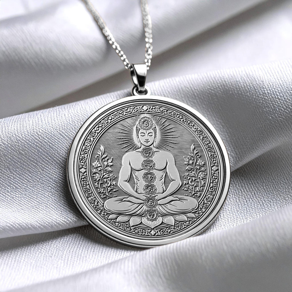 Buddha Chakra Necklace – Yoga, Meditation & Mindfulness Jewelry Gift