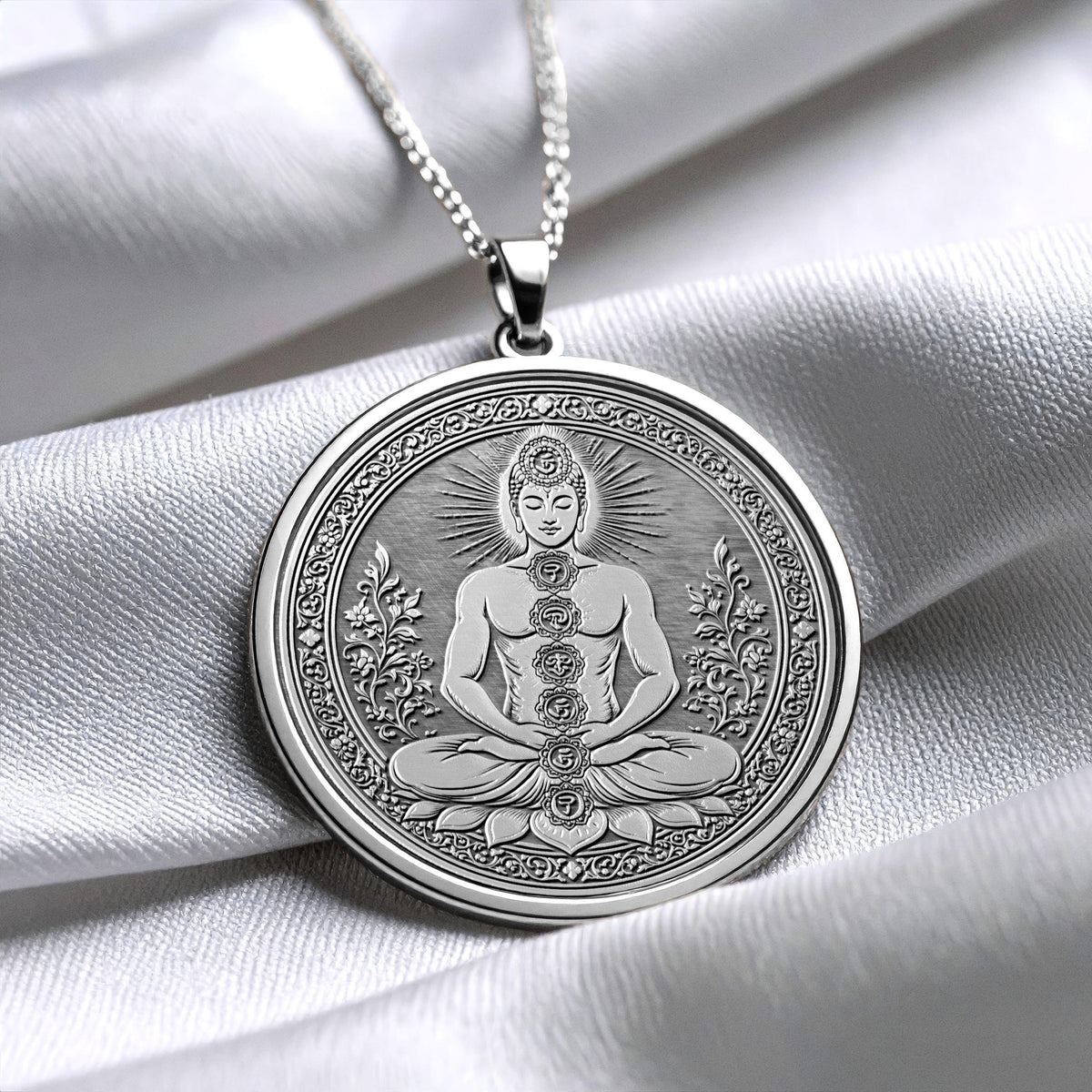 Buddha Chakra Necklace – Yoga, Meditation & Mindfulness Jewelry Gift