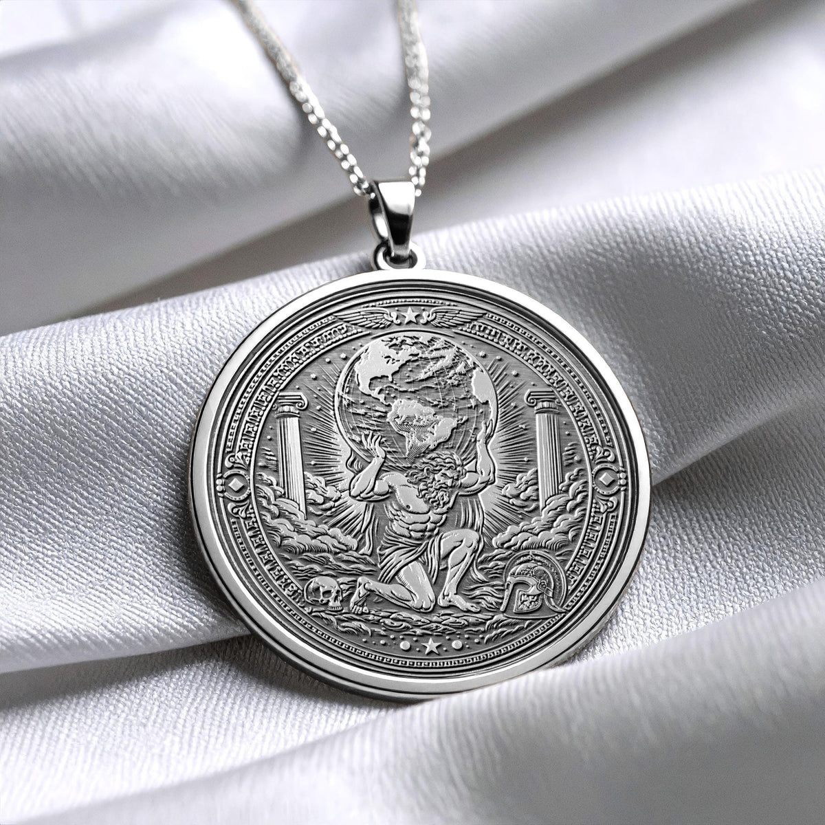 Atlas pendant - Greek titan of the sky